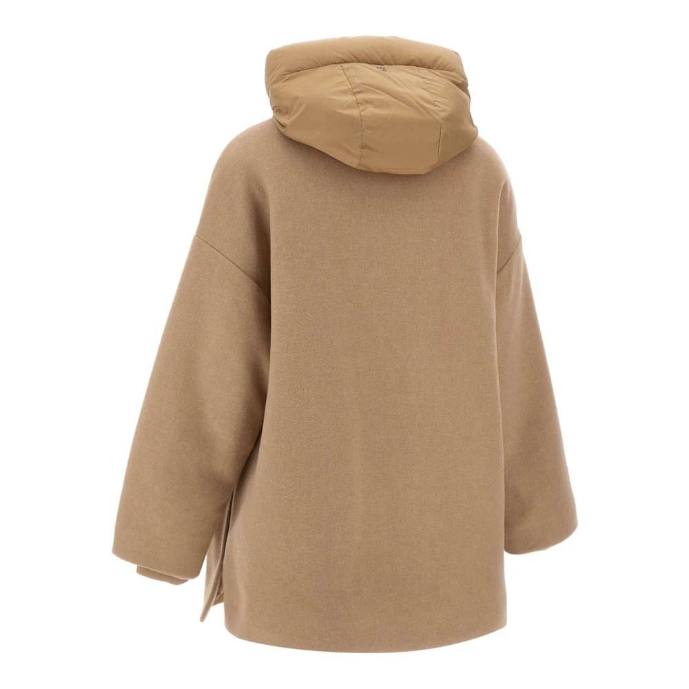 Duno Beige Winterjas Beige Dames