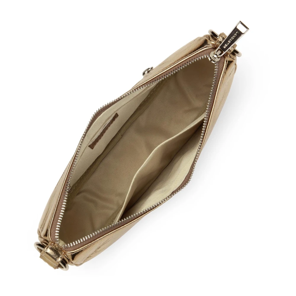 Lancaster Mode FIrenze Halve Maan Rits Tas Orange Dames