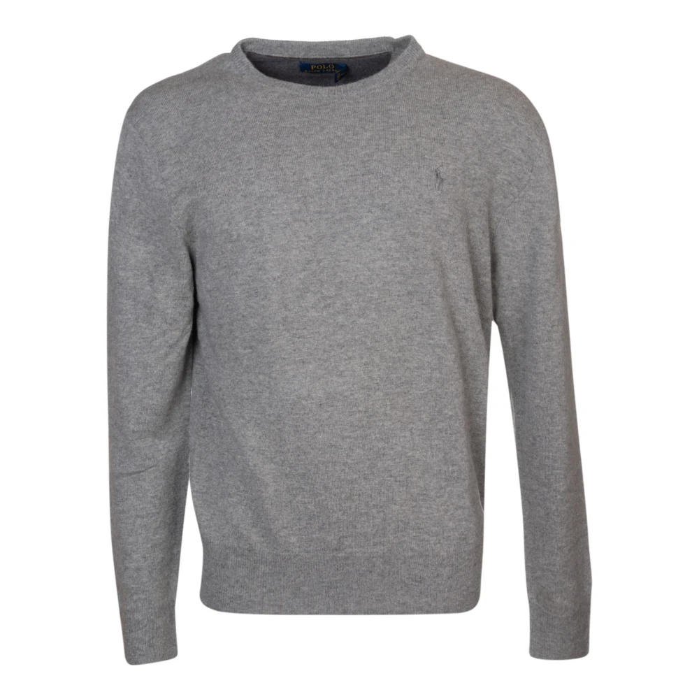 Ralph Lauren Rondgebreide trui Gray Heren