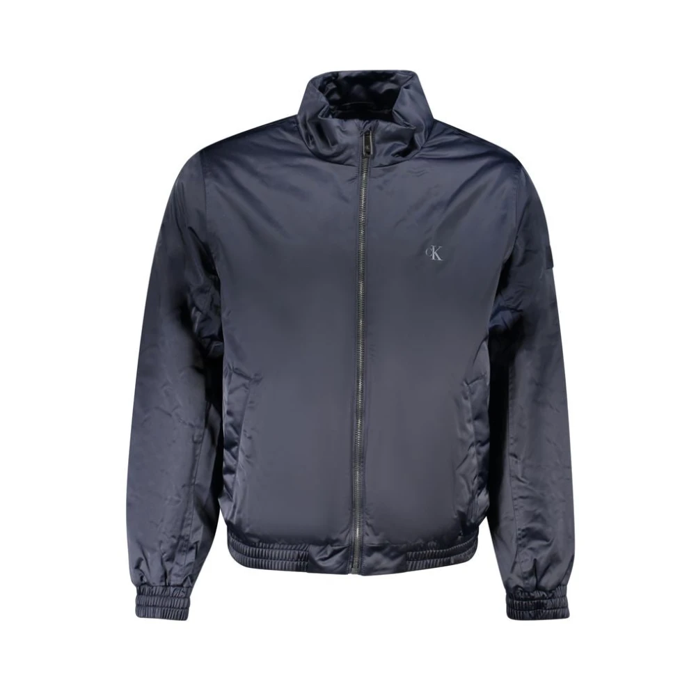 Calvin Klein Men's Blue Polyester Jacket - Light Jackets - Xl- Jackets