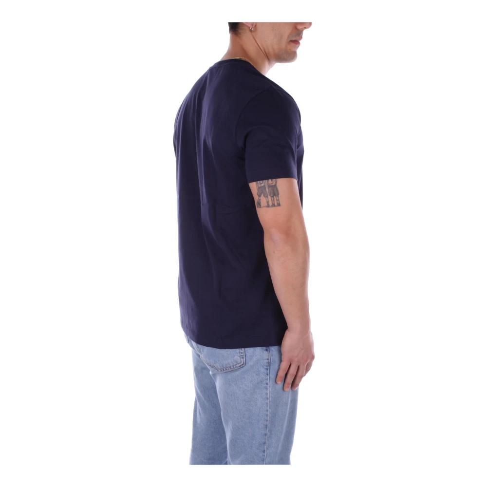 Fay Klassieke Blauwe T-shirt met Voorzak Blue Heren