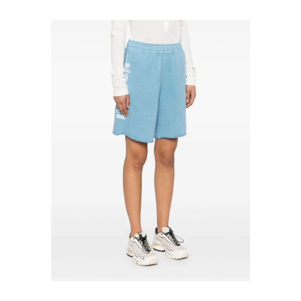 pinko Celeste Bermuda Shorts Blue Dames