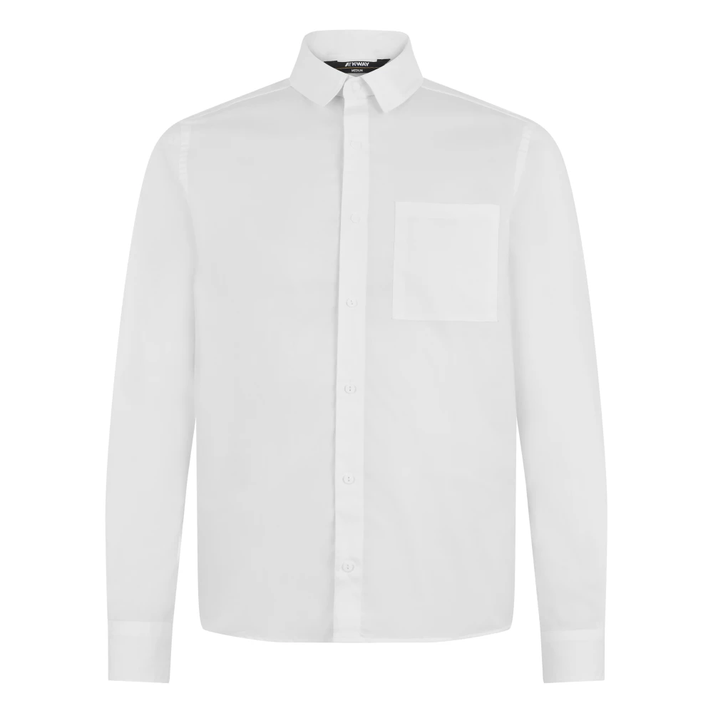 K-Way Uomo Bianco Magliette, Xl, New,