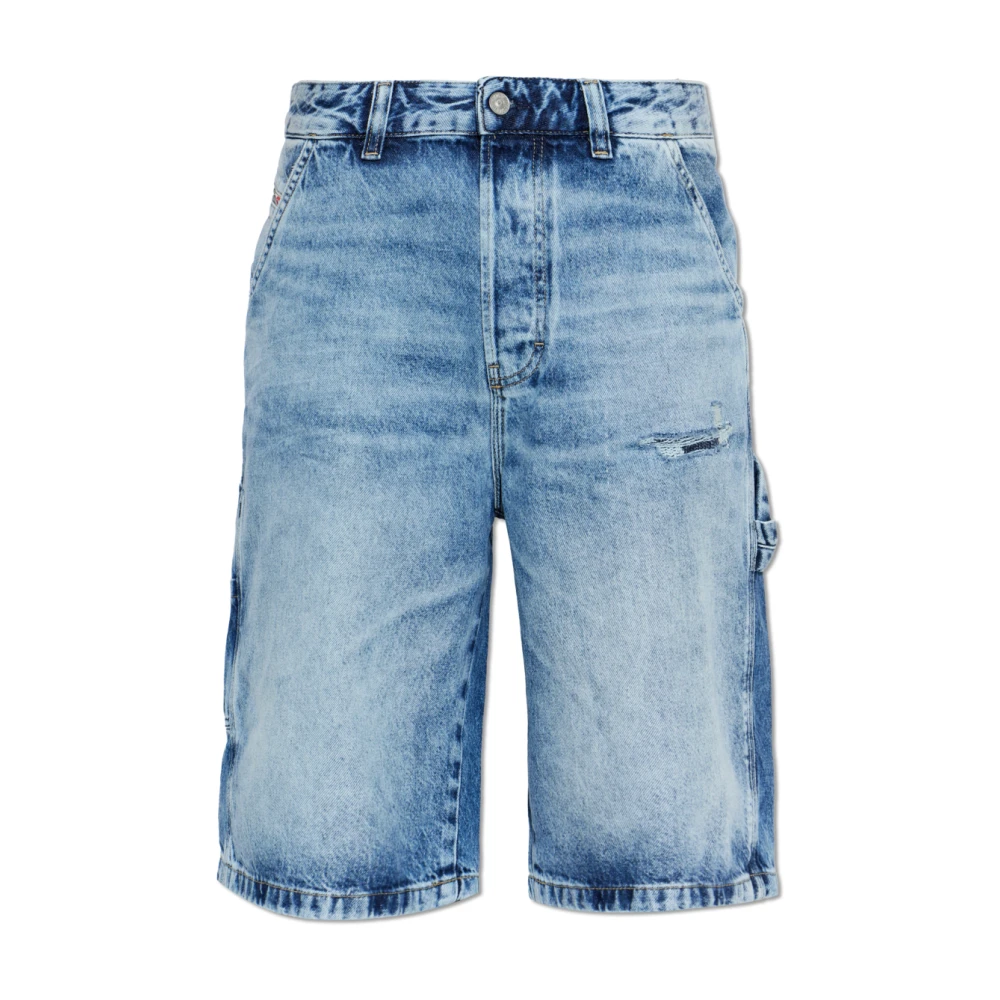 Diesel Uomo Blu Pantaloncini, W32, New,