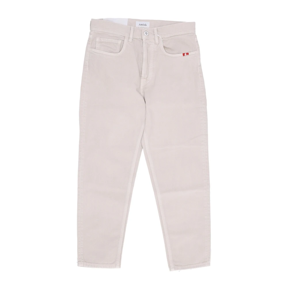 Amish Uomo Beige - Slim Fit Ecru Jeans - Jeans - W32