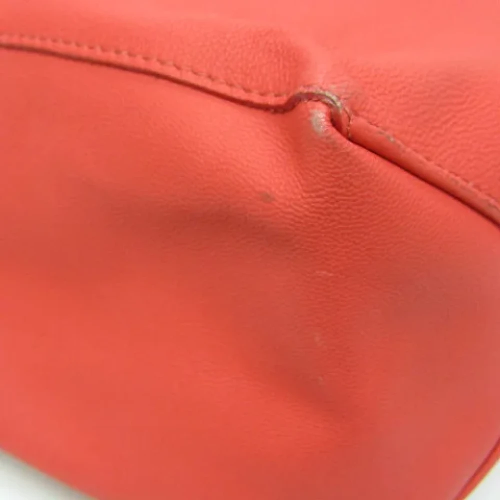 Celine Vintage Pre-owned Leather totes Orange Dames