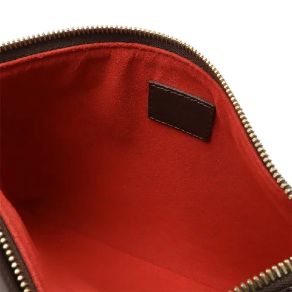 Louis Vuitton Vintage Pre-owned Plastic shoulder-bags Brown Dames