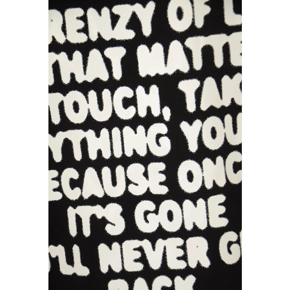 Msgm Zwarte Herentrui Black Heren