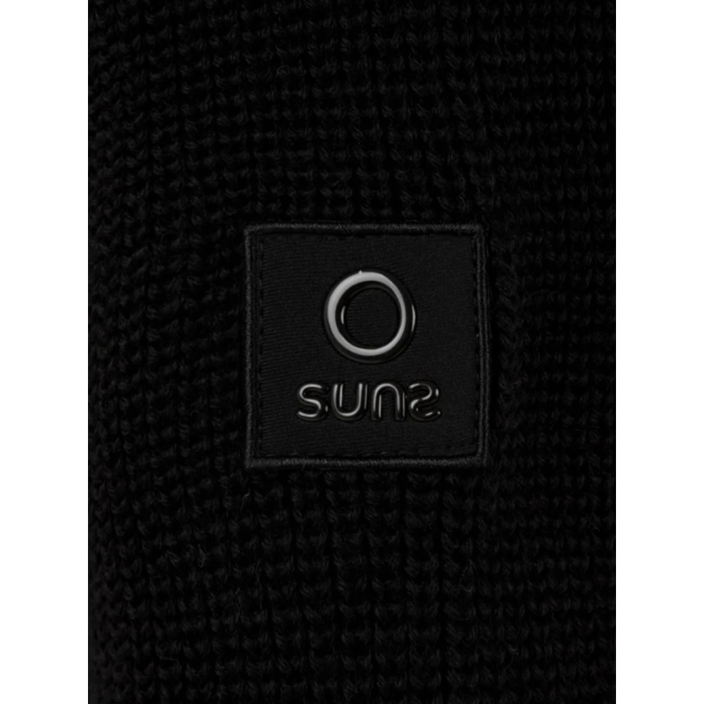 Suns Zwarte Trui Model Mgs33003U Charles Black Heren