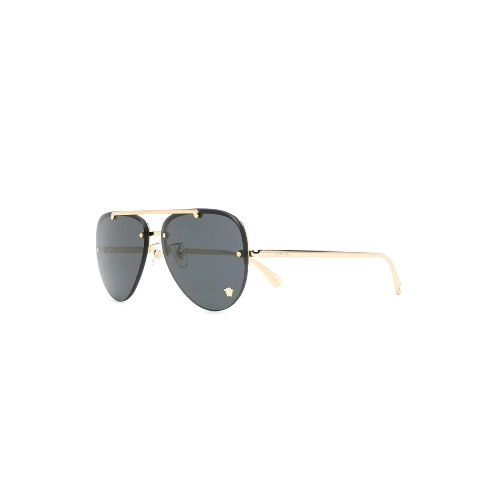 Versace Women's Yellow Sunglasses, 60 Mm, Pilot Sunglasses