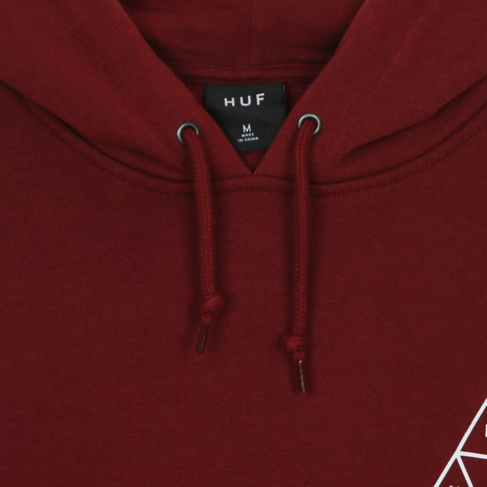 HUF Bloodstone hoodie met kangoeroezak Brown Heren
