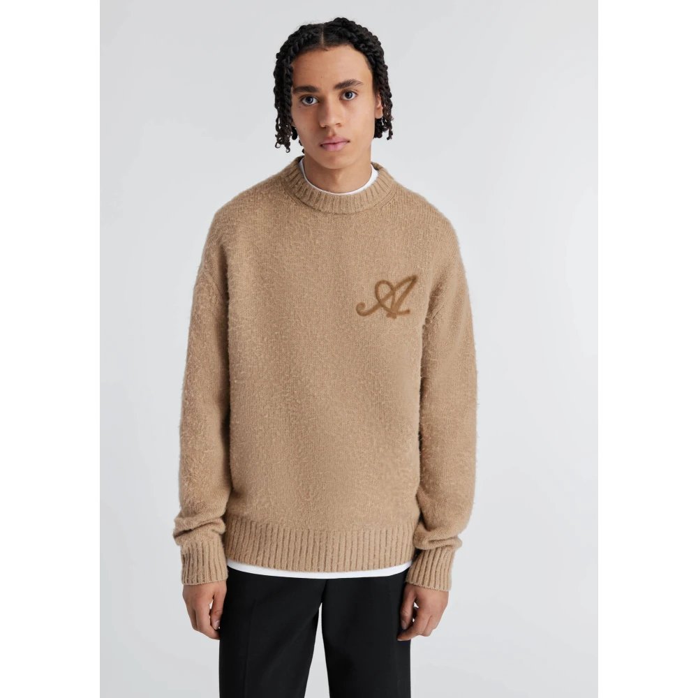 Axel Arigato Beyond Signature Sweater Brown Heren