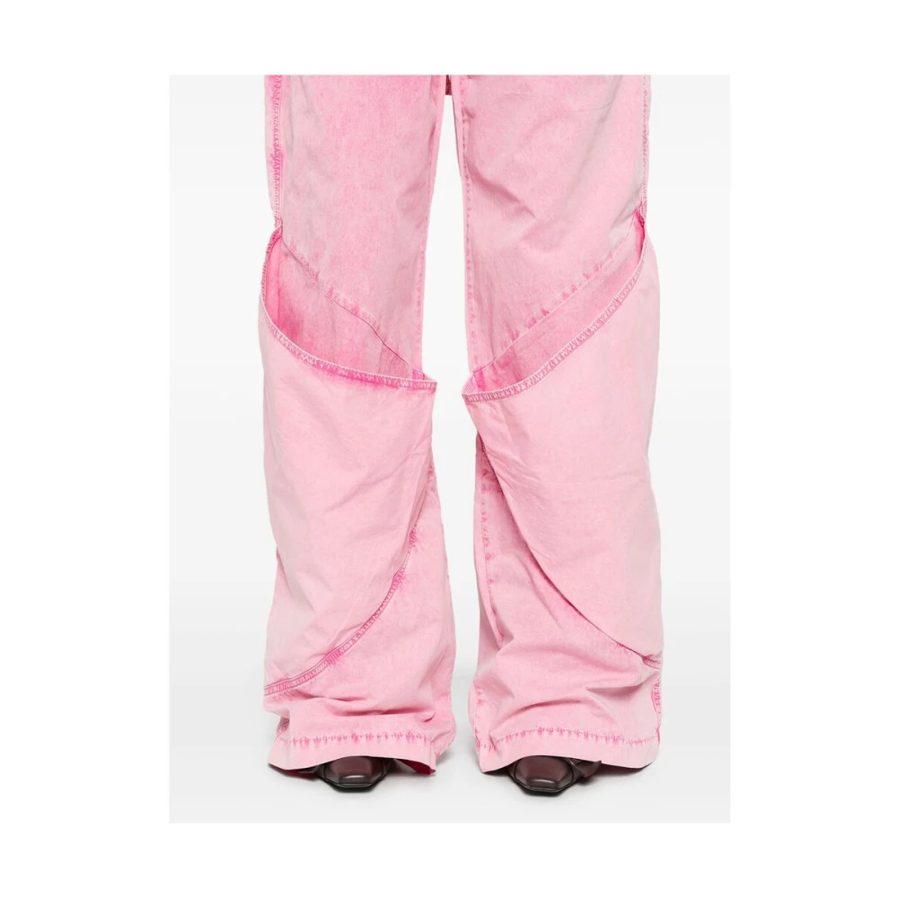 The Attico Roze Jeans met Zakken Pink Dames