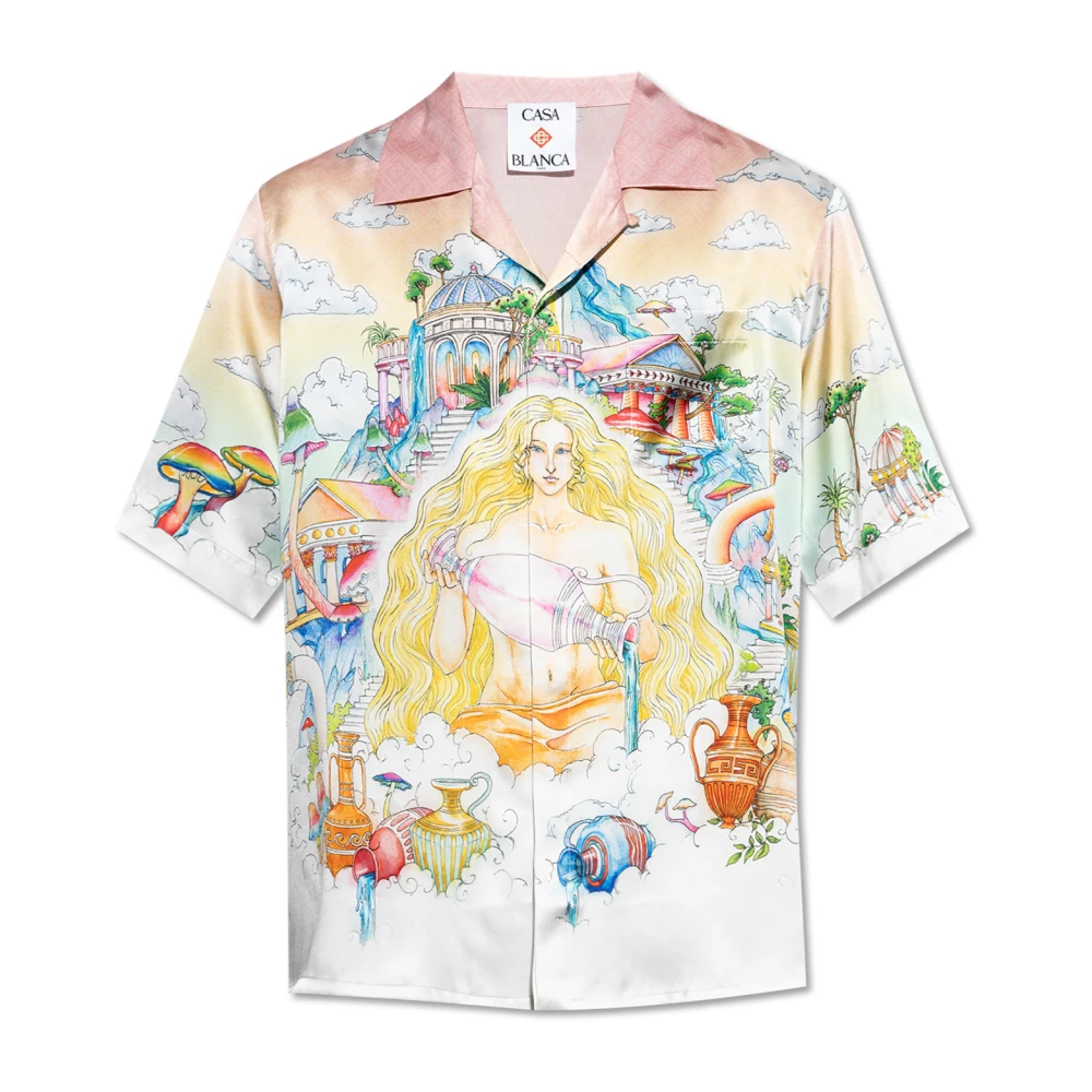 Casablanca Zijden overhemd Multicolor Heren