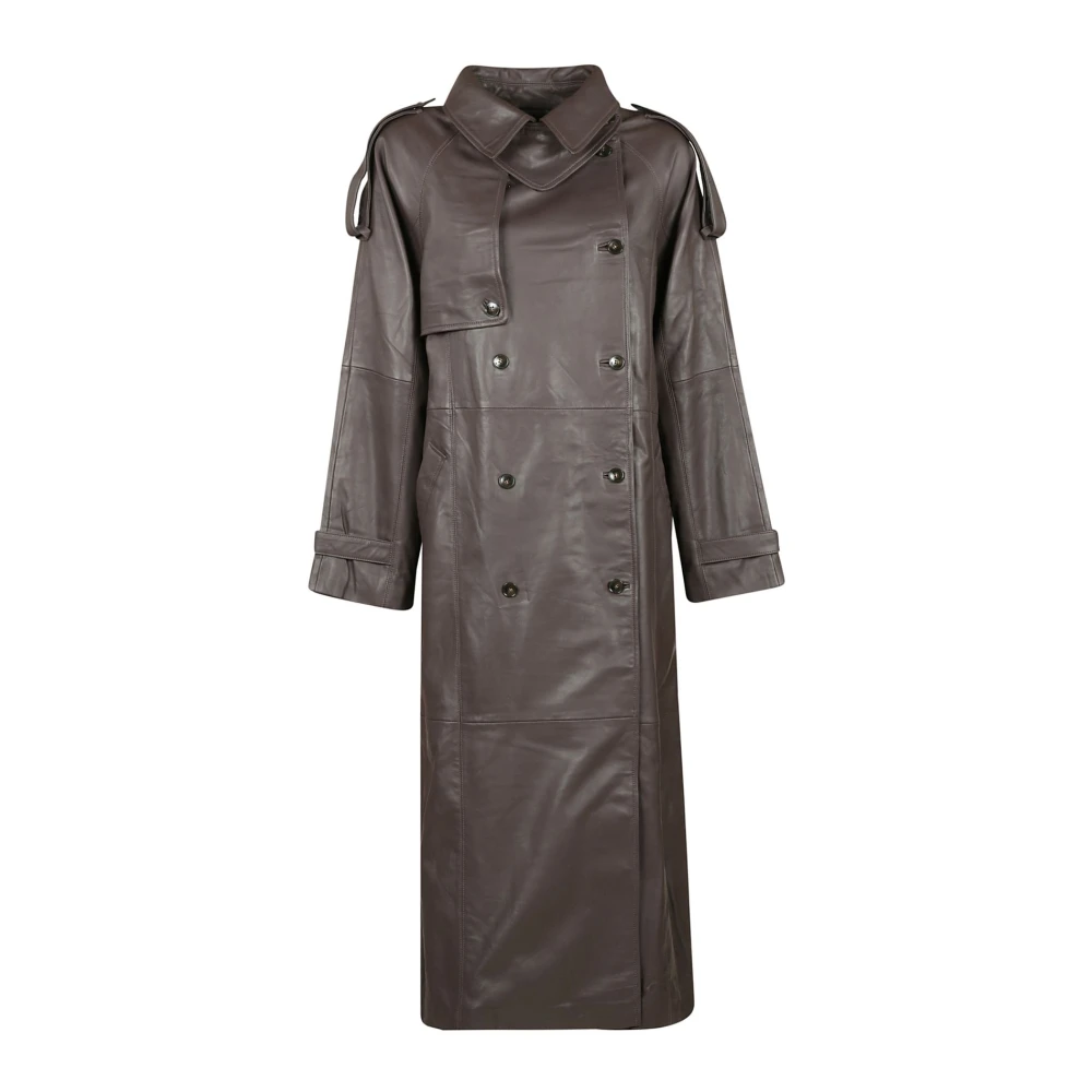Birgitte Herskind Stijlvolle Trenchcoat voor Vrouwen Red Dames