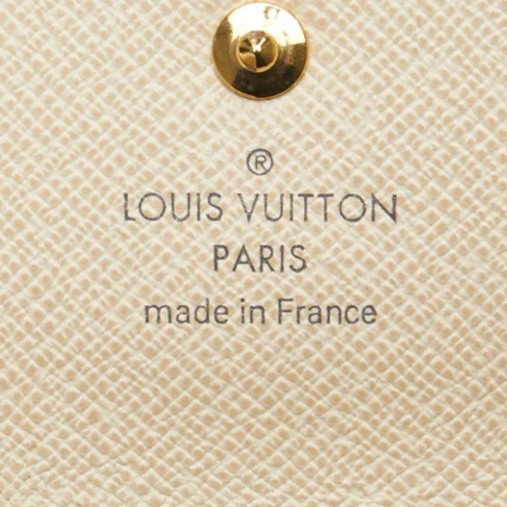 Louis Vuitton Vintage Pre-owned Canvas key-holders White Dames