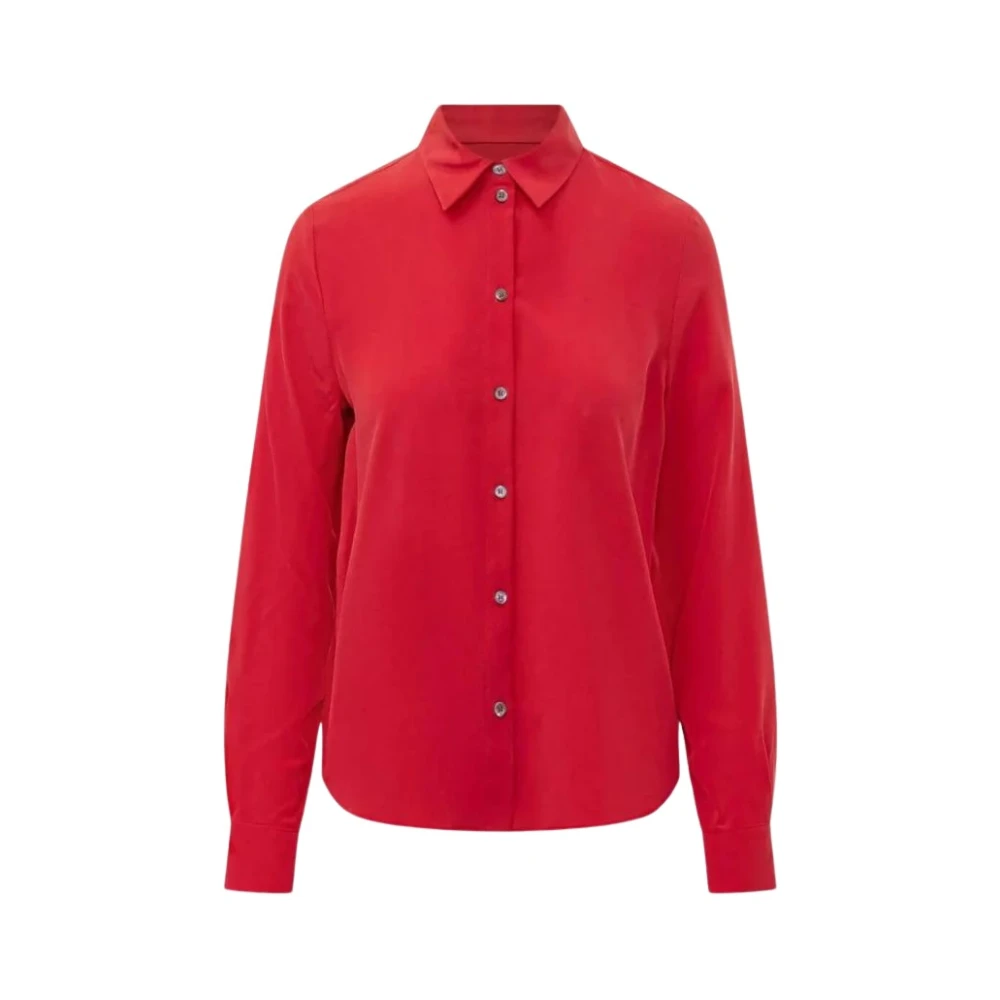 Pinko Donna - Camicia In Seta Sand Wash - 44 - Immagine 2