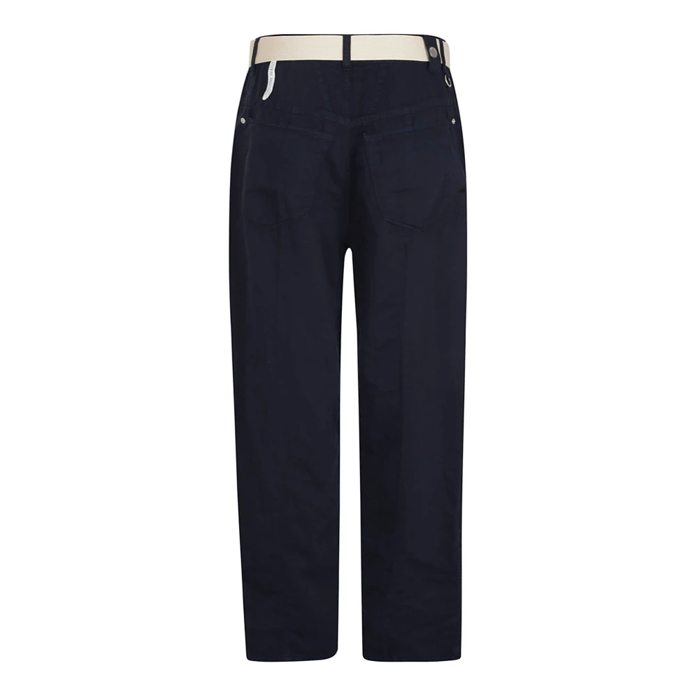 High Broek Blauw Blue Dames
