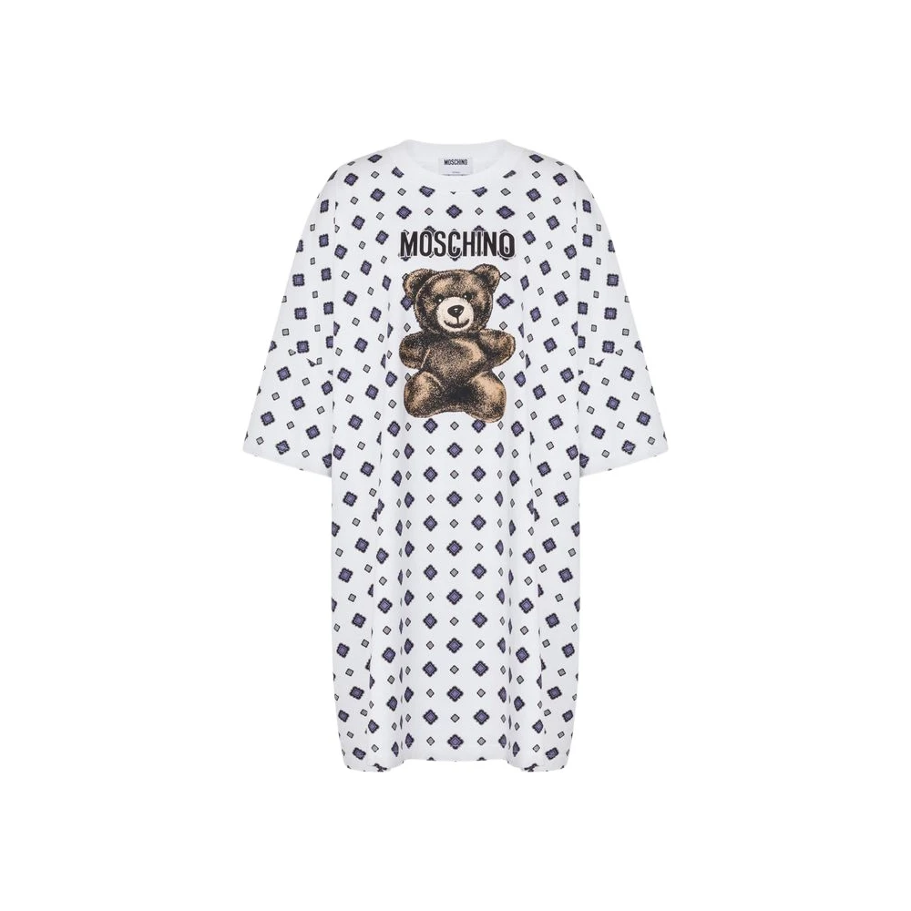 Moschino Women's Teddy Bear Cotton Jersey Dress