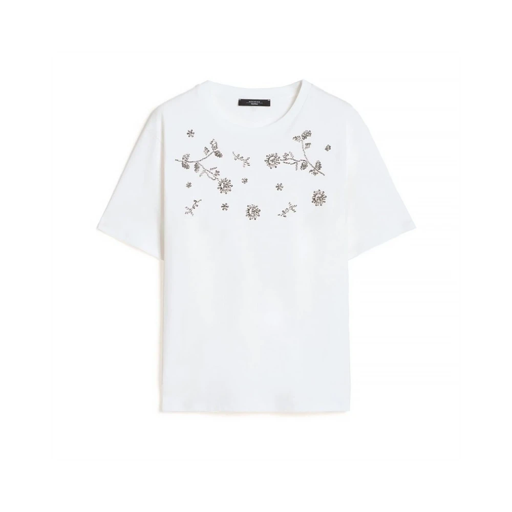 Weekend Max Mara White T-Shirts, Female, Xs, Wkdagile T-Shirt