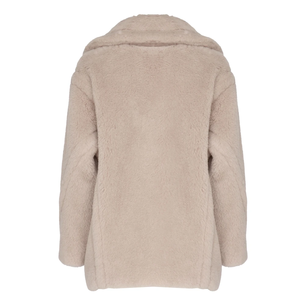 Max Mara Elegante Sand Jassen voor Vrouwen Beige Dames