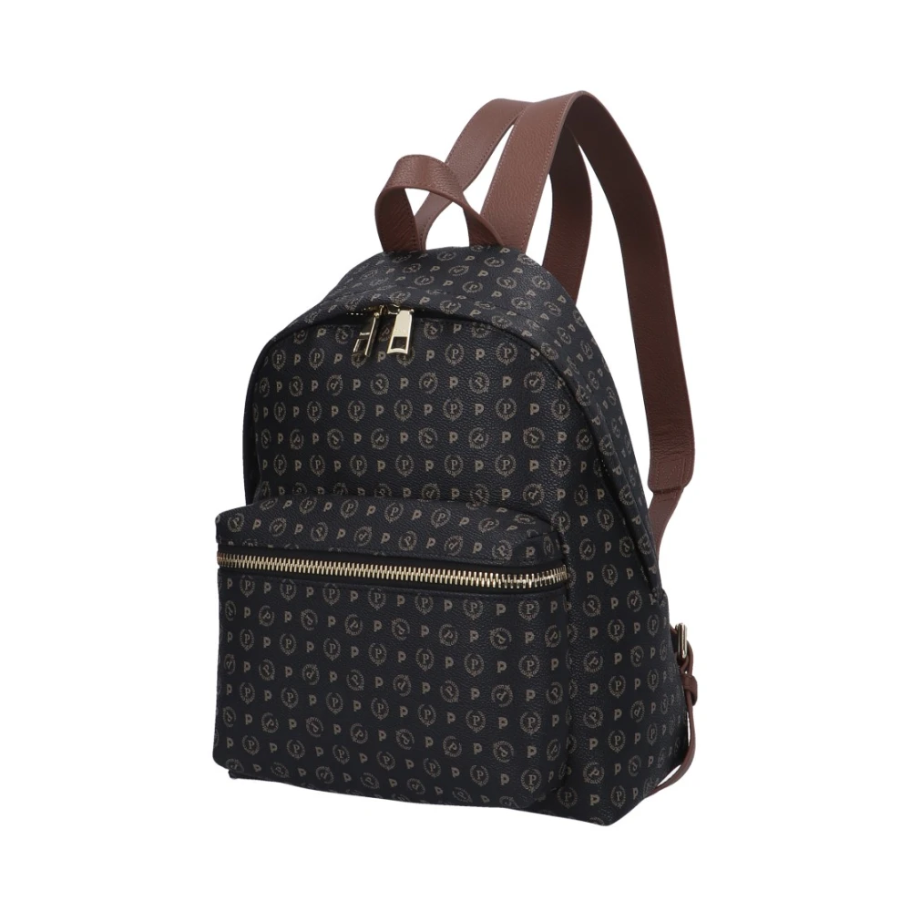 Pollini Heritage Rugzak met Ritssluiting Black Dames