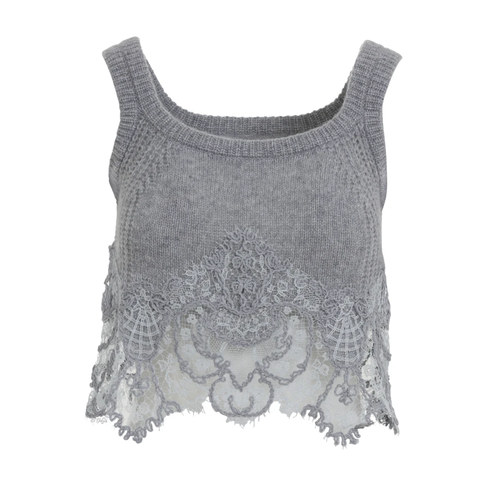 Tops > Sleeveless Tops - - Ermanno Scervino - Modalova