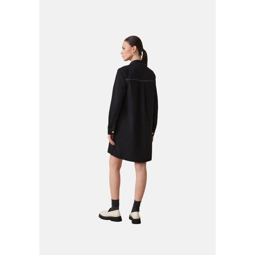 Suncoo Elegante Jurk voor Vrouwen Black Dames