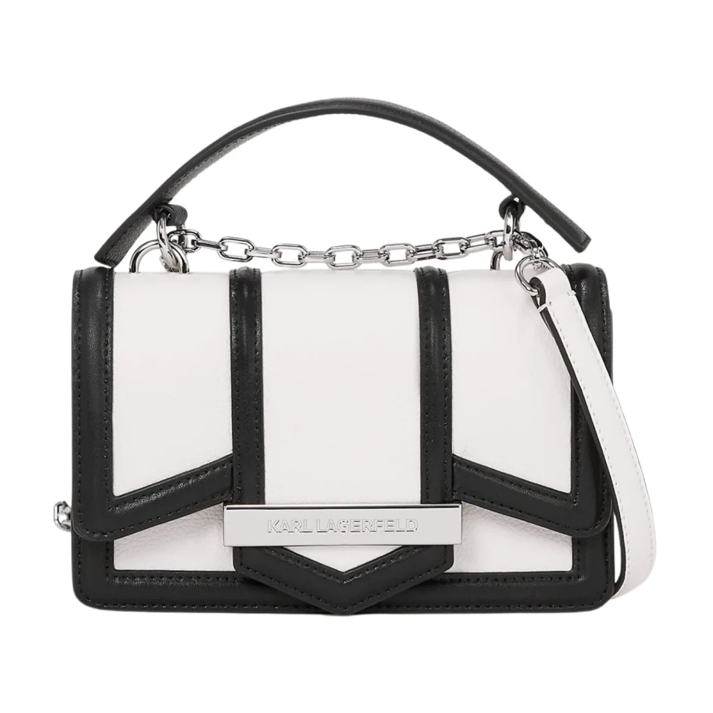 Karl Lagerfeld Women's Black Shoulder Bag Essentials A4w30277 - Handbags - One Size - Bags