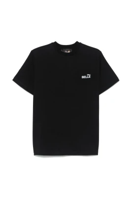 Crew Neck Logo Print Top