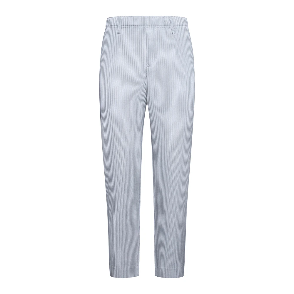 Issey Miyake Geplooide Homme Broek Gray Heren