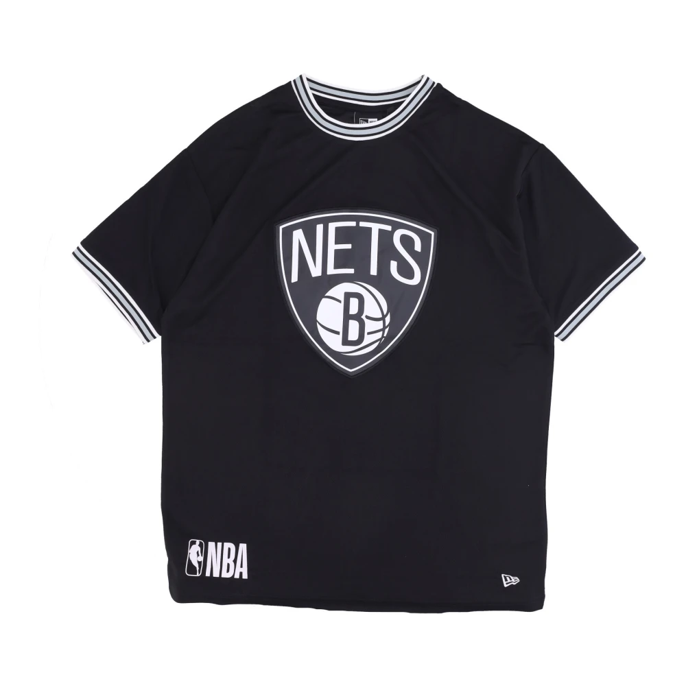 New era NBA Team Logo Mesh Tee Black Heren