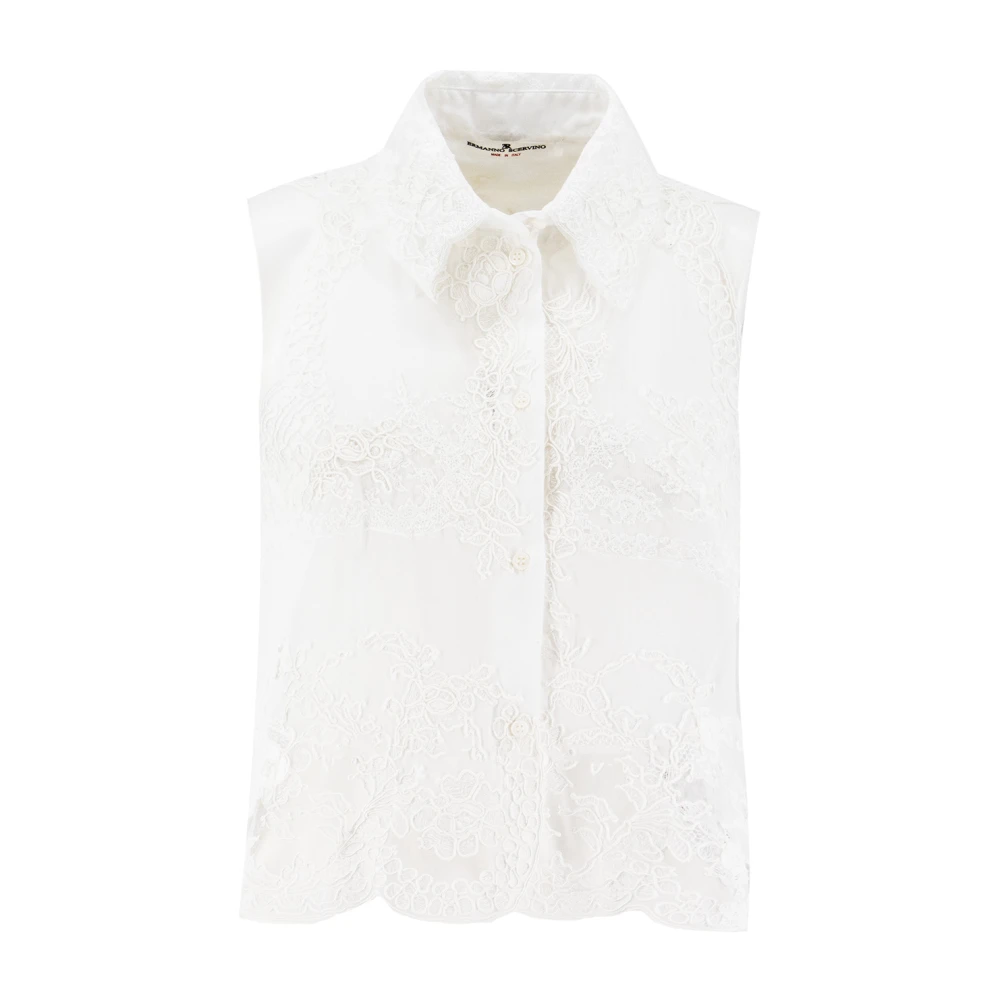 Ermanno Scervino Kant Top White Dames