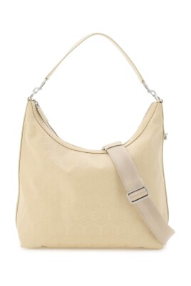 cubic-jacquard-nylon-hobo-taske