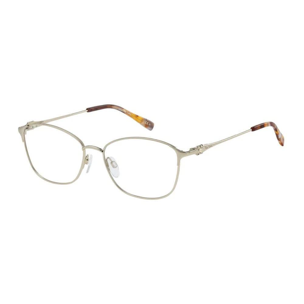 Pierre Cardin Licht Goud Metalen Frame Bril Brown Dames