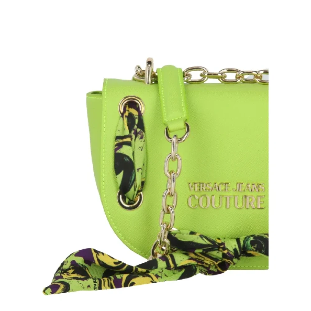 Versace Jeans Couture Groene Stoffen Cross Body Tas Green Dames