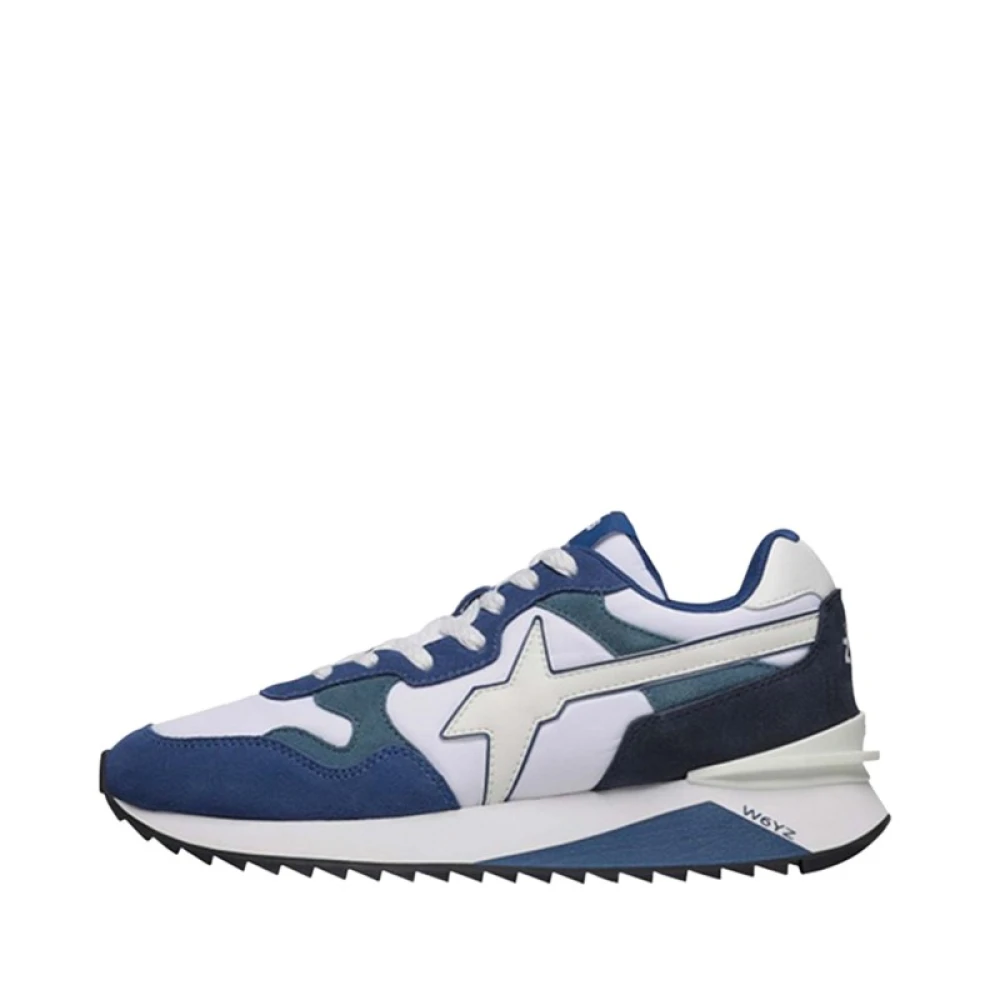 W6yz Men's Blue Sneakers, 10 Uk, Yak-M Trainers