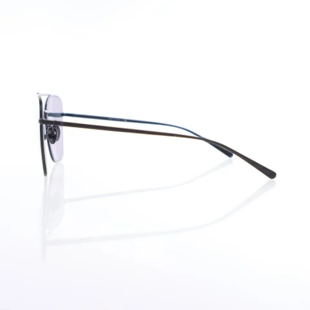 Chanel Vintage Pre-owned Plastic sunglasses Black Dames