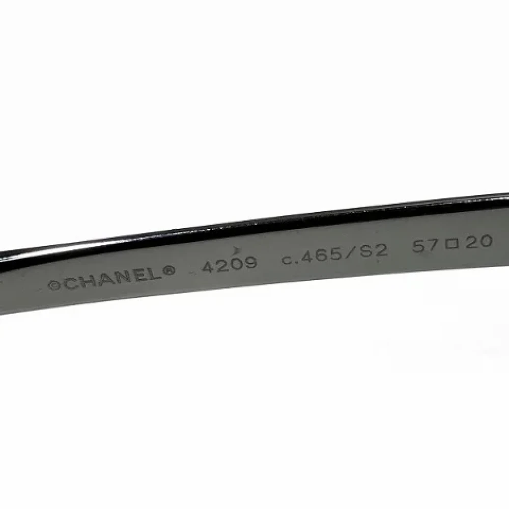 Chanel Vintage Pre-owned Plastic sunglasses Gray Dames