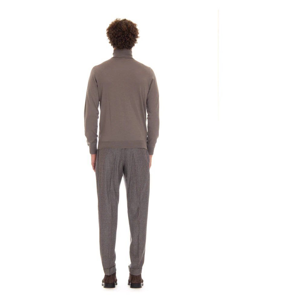 Drumohr Extrafijne wol coltrui trui Gray Heren