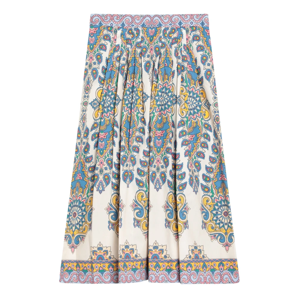 ETRO Wijd uitlopende rok met uniek ontwerp Multicolor Dames