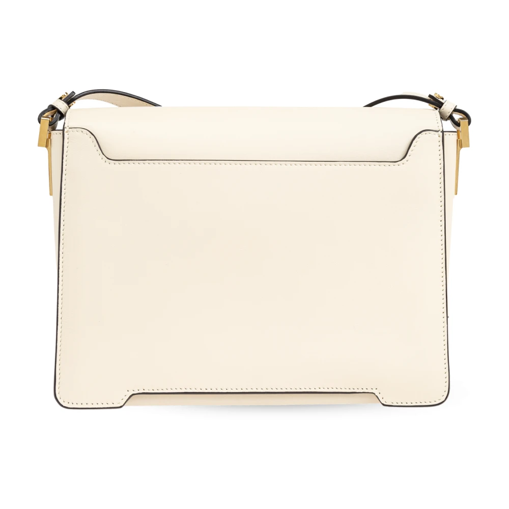 Marni Schoudertas Trunkaroo Medium Beige Dames