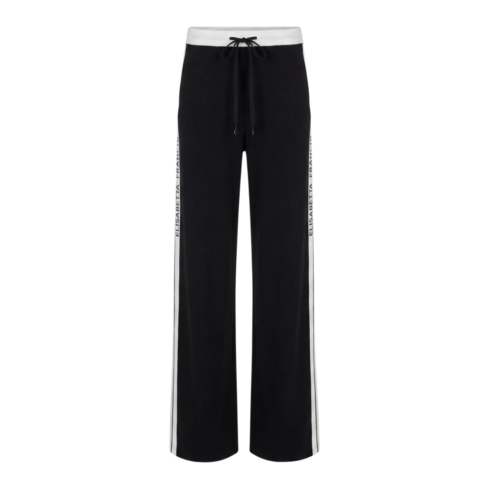 Elisabetta Franchi Donna Nero Pantaloni, M, New, - Immagine 4