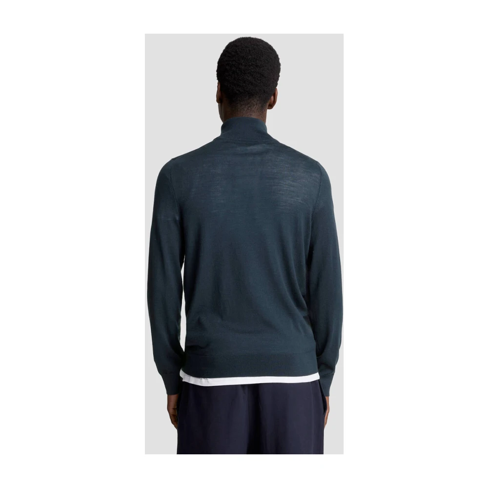 Lyle & Scott Stijlvolle Pullover Sweater Blue Heren
