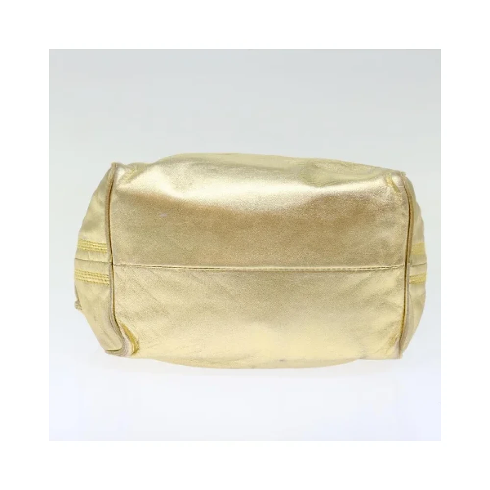 Loewe Pre-owned Leather handbags Yellow Dames