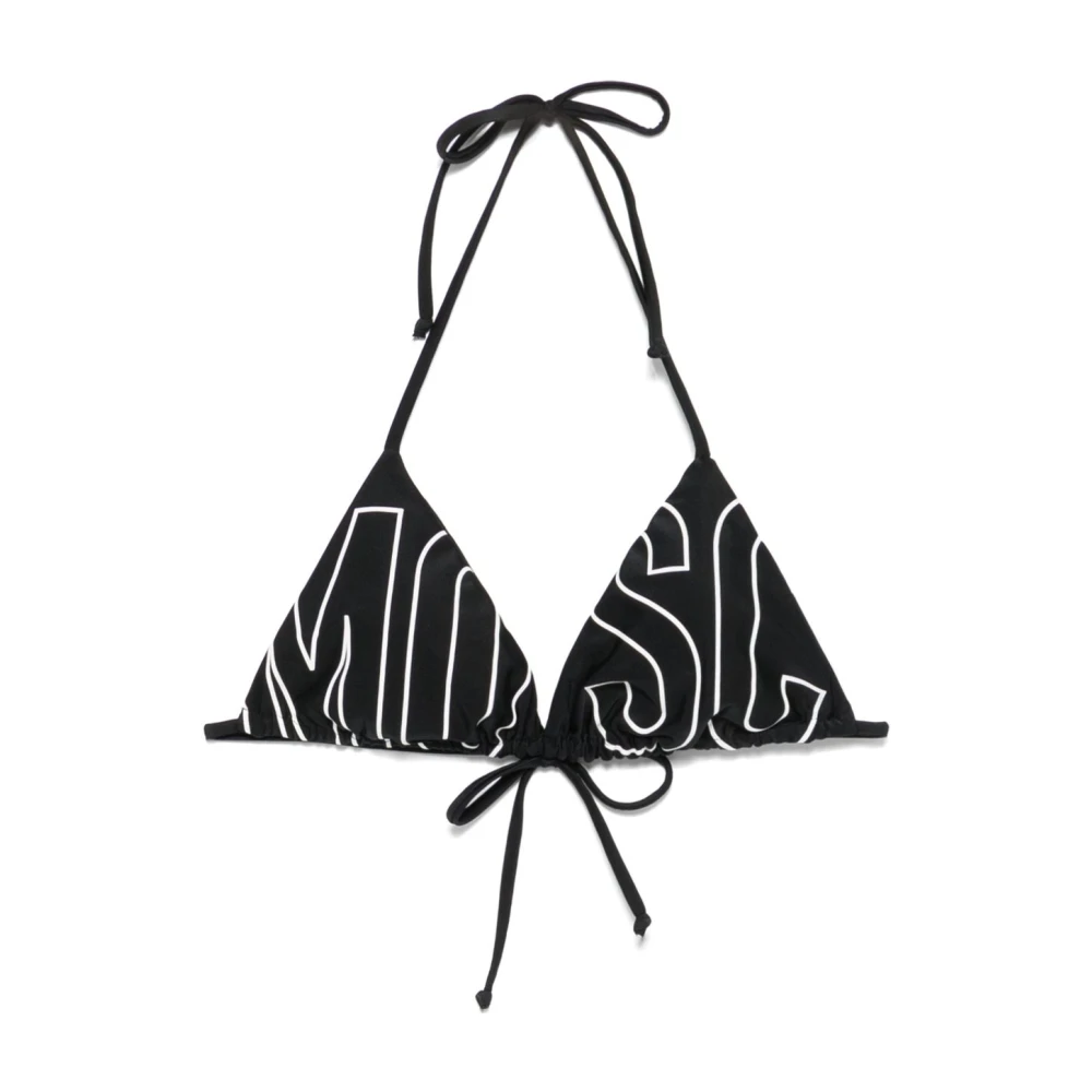 Moschino Women's Black Sea Clothing With Tie-Fastening Straps - Bikinis - M - Swimwear