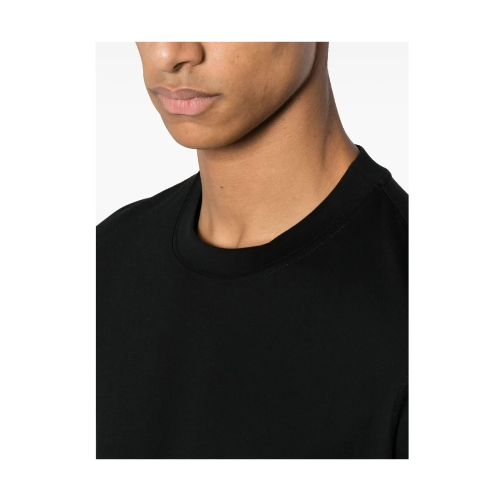 BRUNELLO CUCINELLI Zwart Katoenen Jersey T-Shirt Black Heren