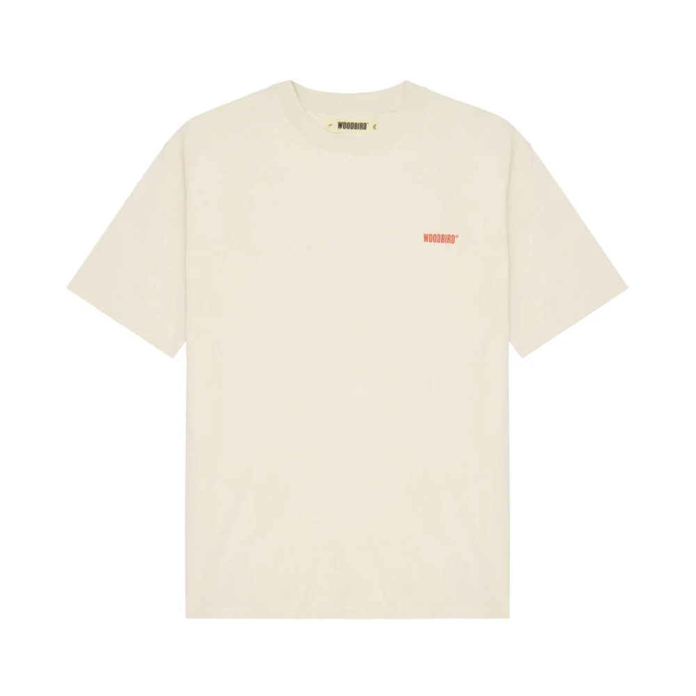 Woodbird Korte Mouw Tee 2516-414 Beige Heren