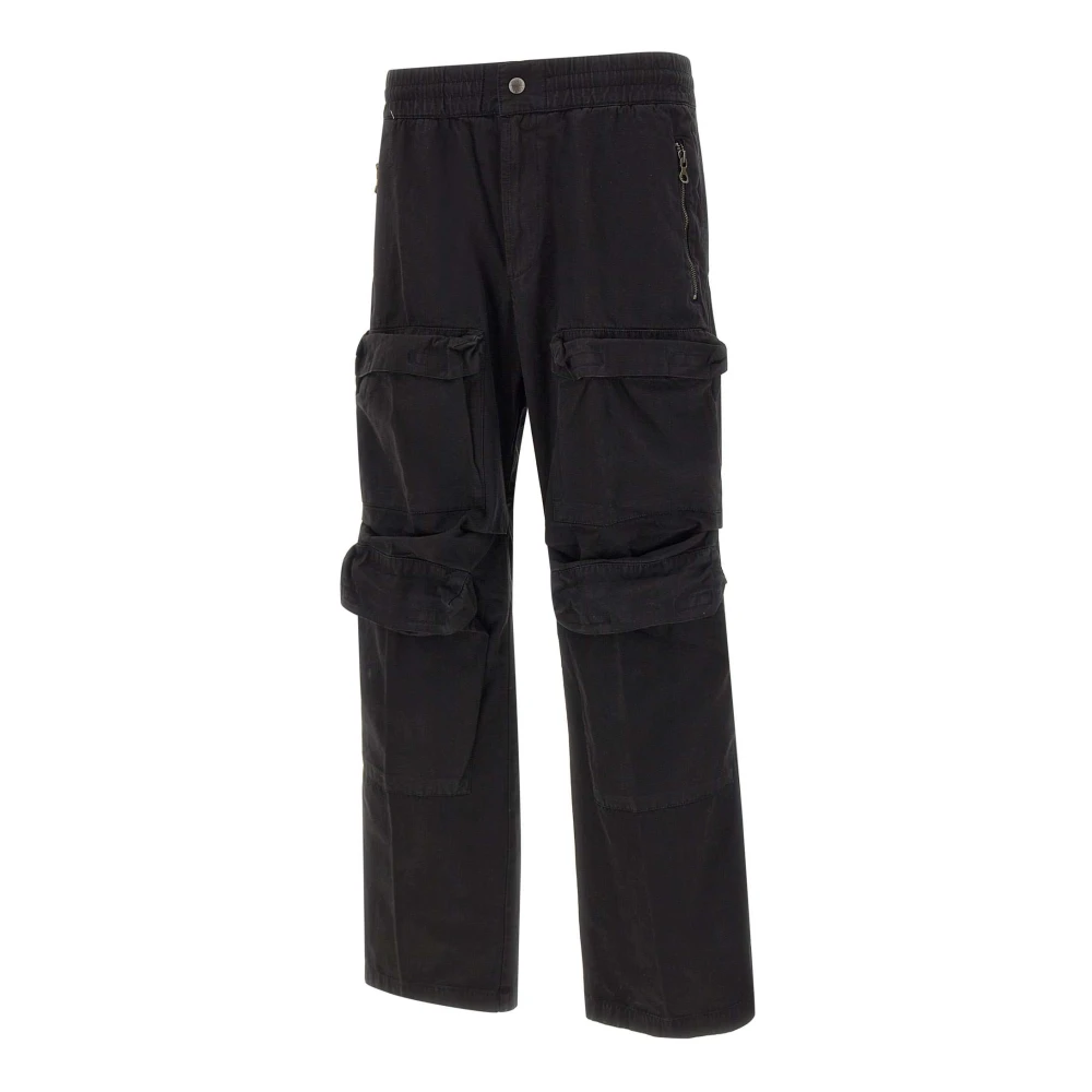 Diesel Straight Trousers Black Heren