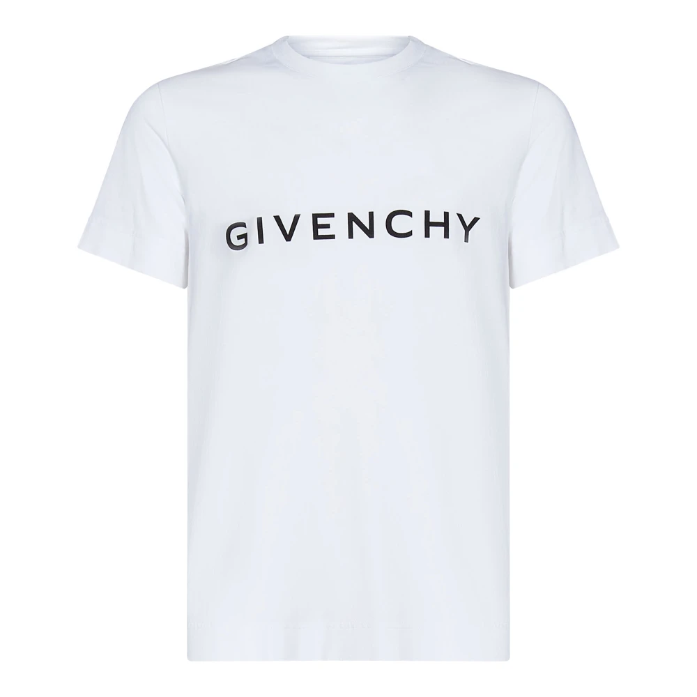 Givenchy Wit Archetype Print T-Shirt voor Heren White Heren
